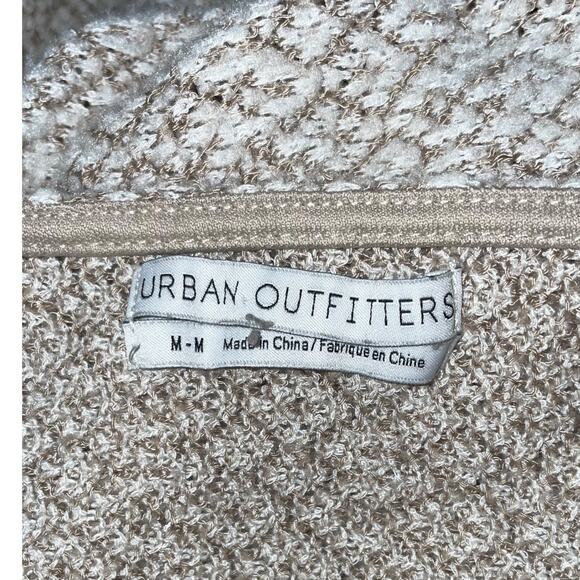 Urban Outfitters Beige Surplice Cropped Sweater   Size: M - Picture 4 of 4